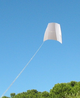 The MBK Paper Sled in flight