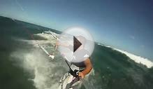 GoPro HD Reo Stevens kite surfing with a in Hawaii