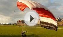 Parachute turned into kite